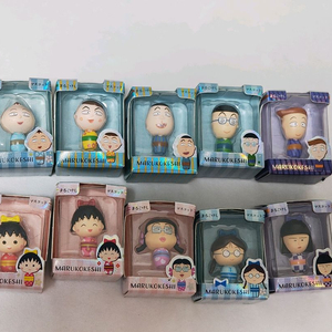 [치비마루코짱] 마루코는아홉살 마루코 쌀알피규어 풀세트 10종 팝니다 이미지