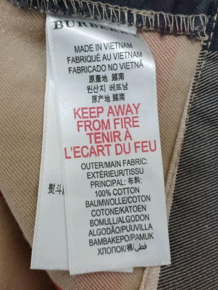 버버리 키즈베이비 체크 여아 원피스 사이즈 18M 이미지