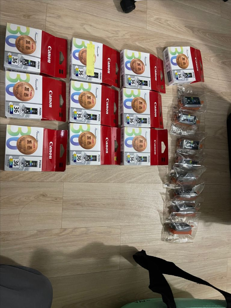 캐논 Pixma TR150 휴대용 프린터 + 배터릭팩 +잉크 이미지