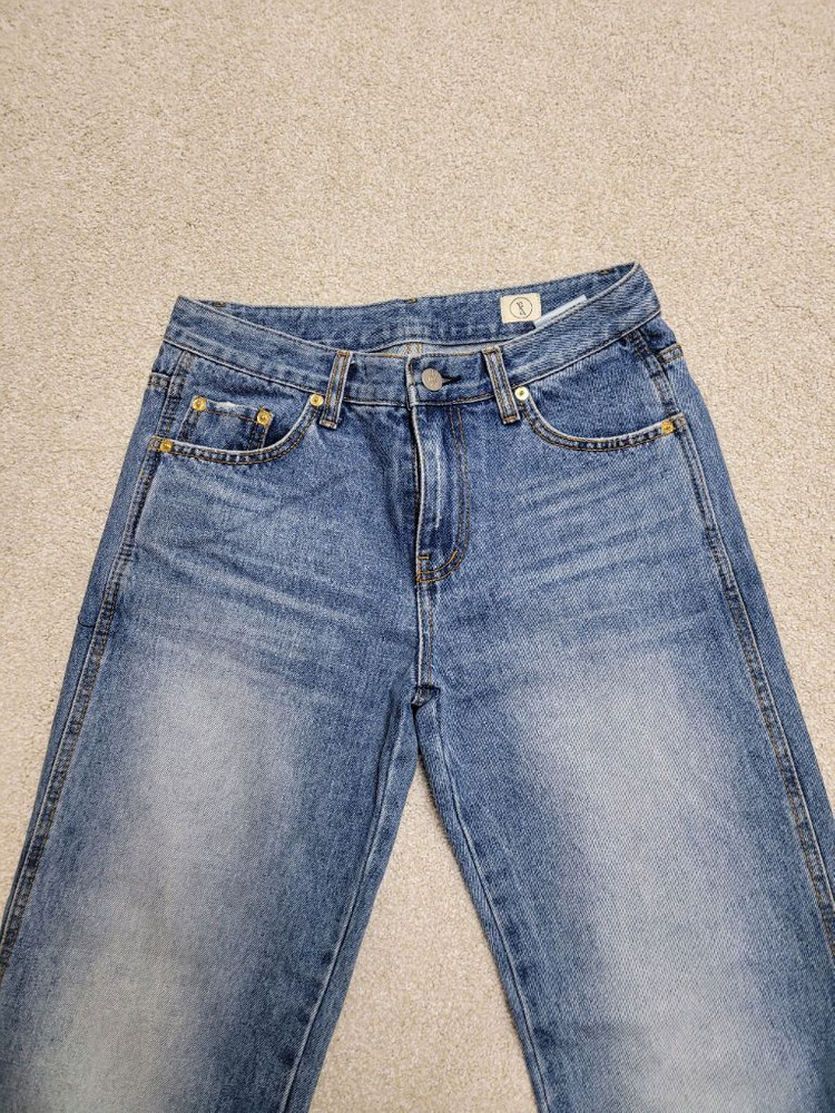 식스앤어하프 로우라이즈 청바지 스몰 이미지