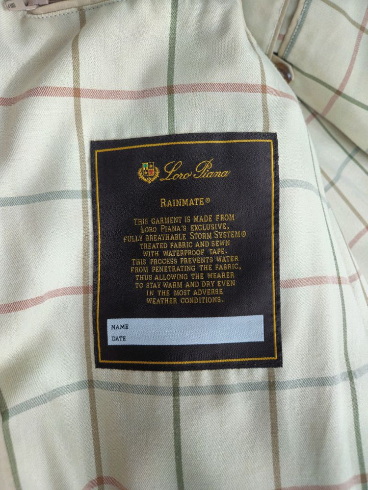 로로피아나 레인메이트 트렌치코트 [ 쿠치넬리 에르메스 루이비통 톰포드 키톤 벨루티 ] 이미지