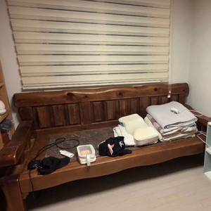 궁궐스톤베드 원목 돌침대 소파 이미지