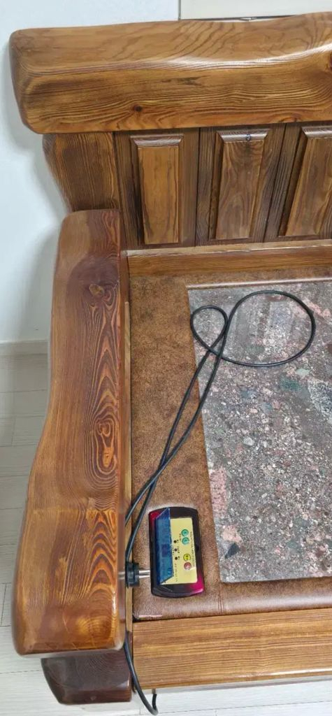 궁궐스톤베드 원목 돌침대 소파 이미지