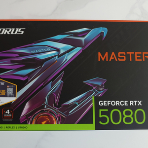 기가바이트 지포스 5080 어로스 마스터 / 라이젠 9800X3D 이미지