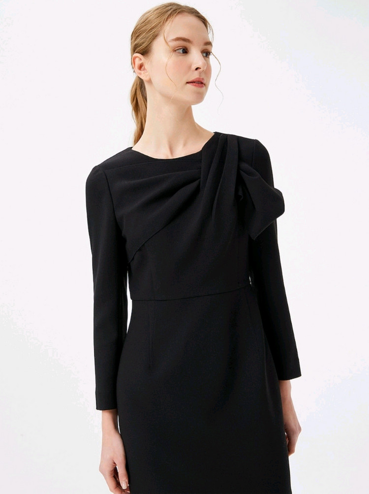 듀엘 리본 원피스 오즈세컨 레니본 보브 지컷 샤틴 에고이스트 잇미샤 이미지