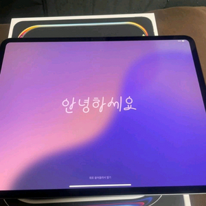 아이패드 프로 7세대 13 m4 256 셀룰러 블랙 풀박 이미지