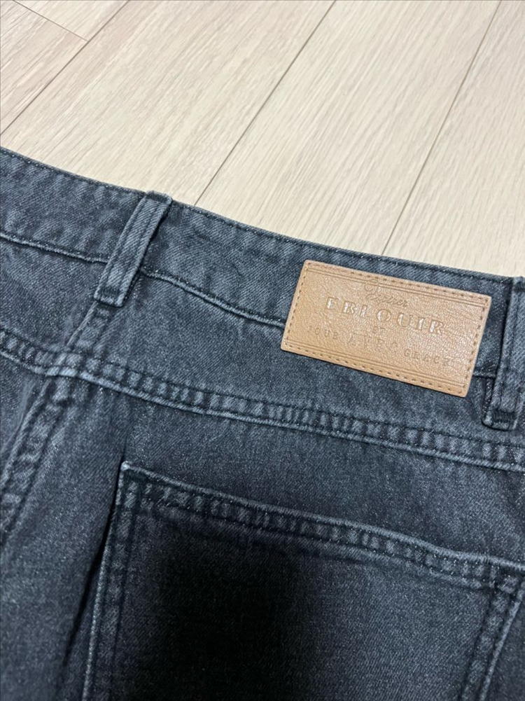 22년 한섬 SJSJ 테이퍼드 데님 팬츠 청바지 그레이 진 흑청 차콜 이미지