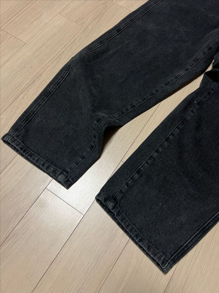 22년 한섬 SJSJ 테이퍼드 데님 팬츠 청바지 그레이 진 흑청 차콜 이미지