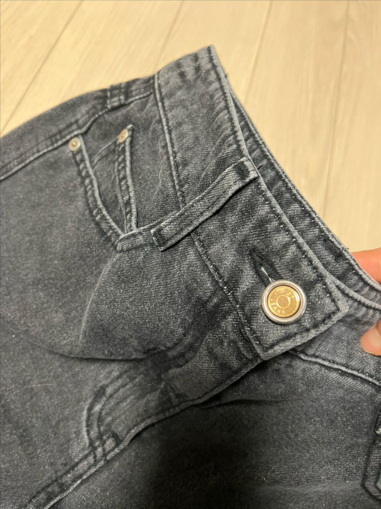 22년 한섬 SJSJ 테이퍼드 데님 팬츠 청바지 그레이 진 흑청 차콜 이미지