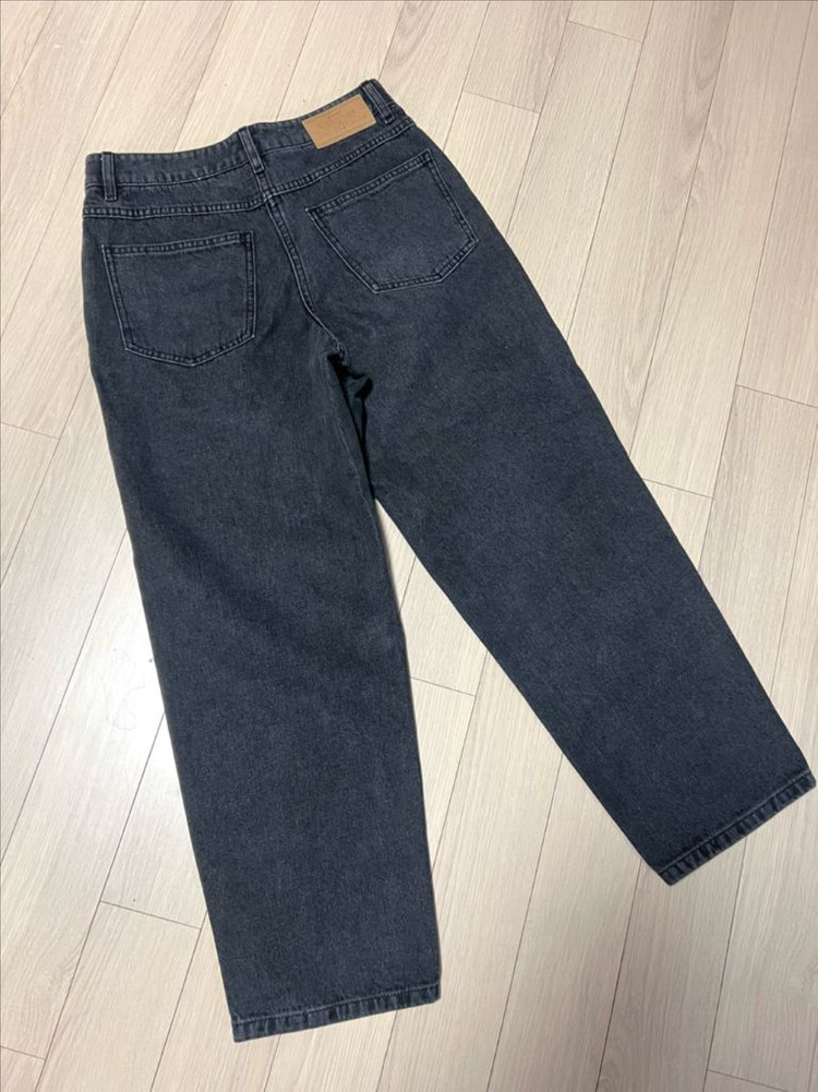 22년 한섬 SJSJ 테이퍼드 데님 팬츠 청바지 그레이 진 흑청 차콜 이미지