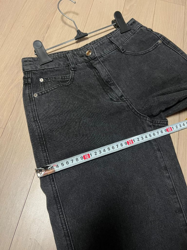 22년 한섬 SJSJ 테이퍼드 데님 팬츠 청바지 그레이 진 흑청 차콜 이미지