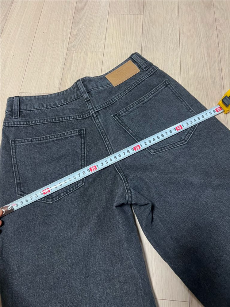 22년 한섬 SJSJ 테이퍼드 데님 팬츠 청바지 그레이 진 흑청 차콜 이미지