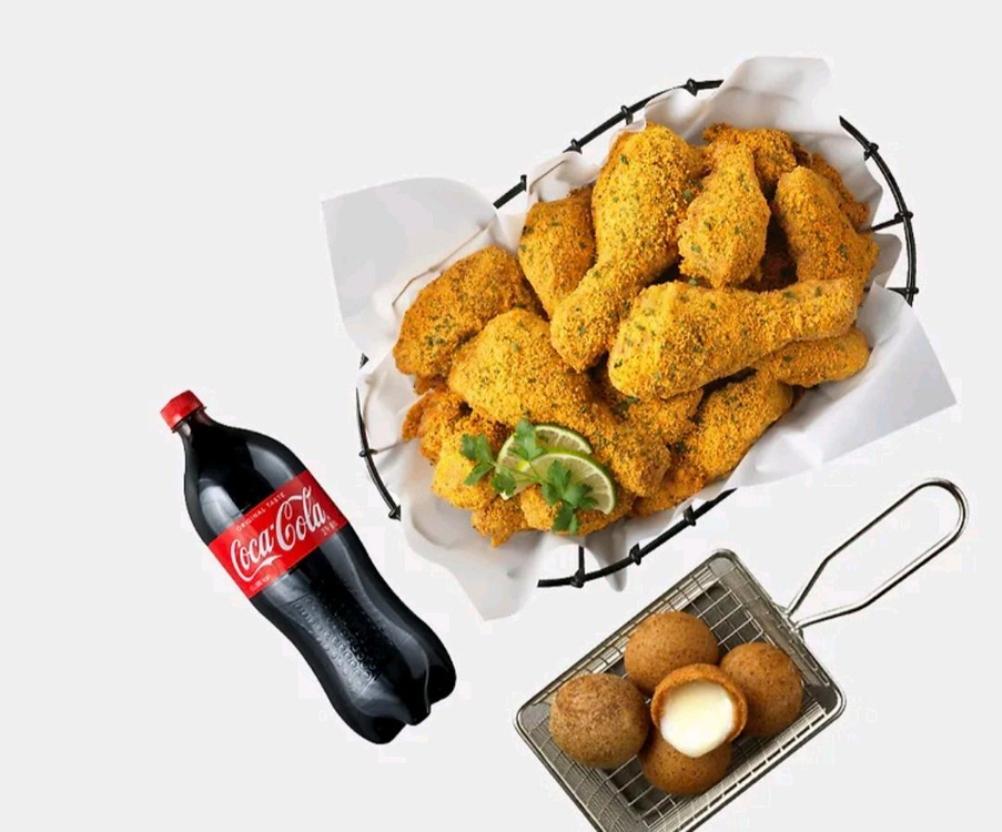 BHC뿌링클+치즈볼, 뿌링클콤보+치즈볼 콜라1.25 이미지