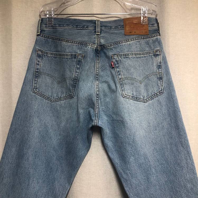 리바이스 프리미엄 501 54 연청 데님팬츠 W32 이미지