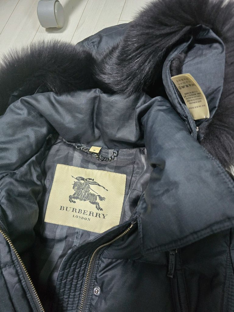 버버리 아비데일 롱패딩 다운 후드폭스퍼 정품 운포 이미지