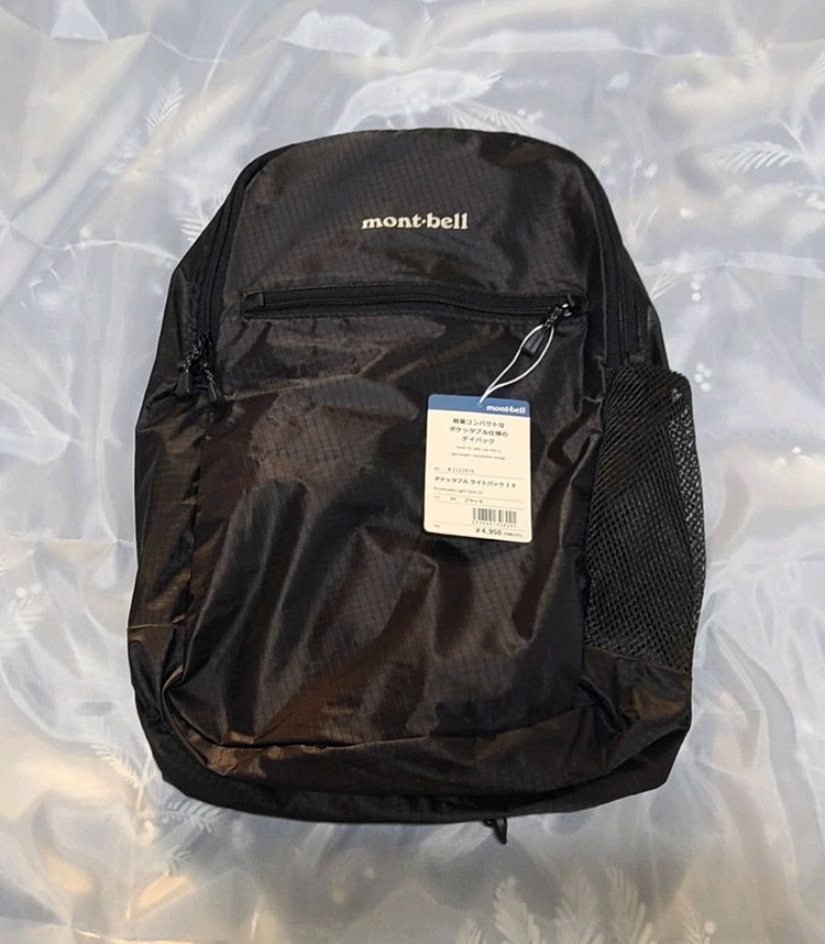 몽벨 포켓터블 라이트팩 10L / 13L 2종류 백팩 (새상품) 이미지