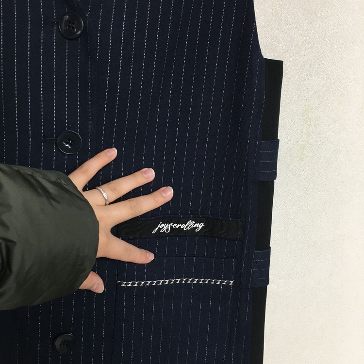 잇미샤 슬리브리스 스트라이프 원피스 이미지