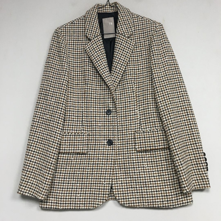 빈폴 레이디스 브라운 하운드투스 트위드 자켓 90 이미지