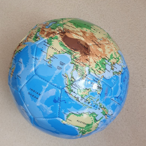 세계지도구 축구공 이미지