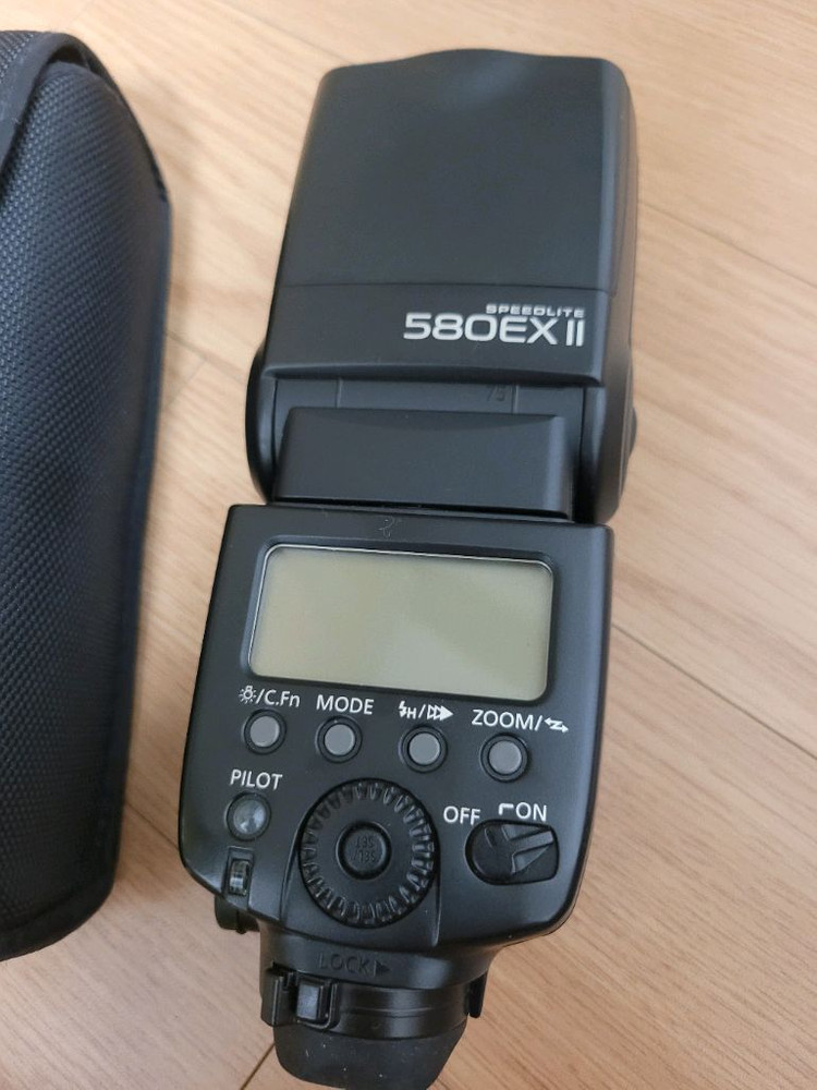 캐논 DSLR 스피드라이트 580EX II 플래시 이미지