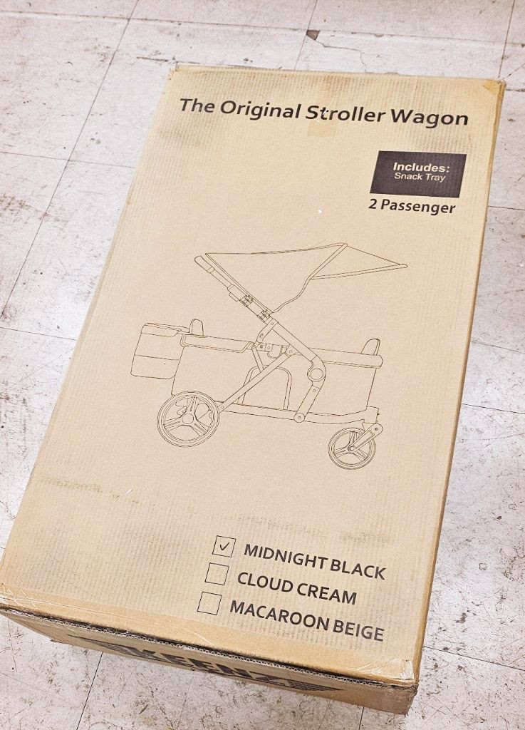 킨즈듀오 프리미엄 웨건 쌍둥이 유모차(미개봉) 이미지