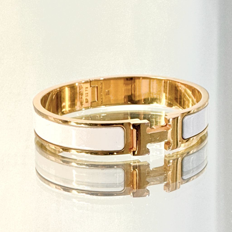 에르메스 클릭아슈 팔찌 pm 화이트골드 이미지