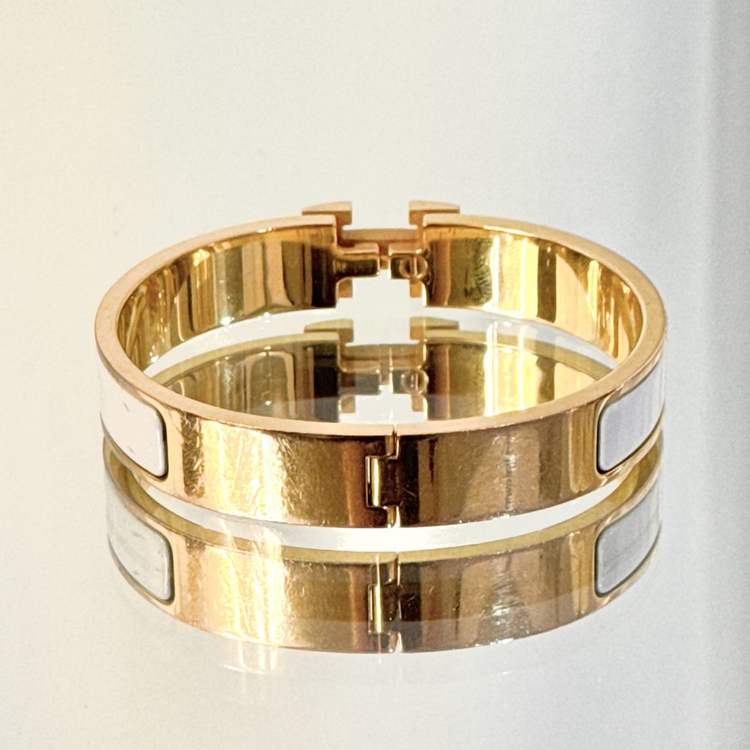 에르메스 클릭아슈 팔찌 pm 화이트골드 이미지