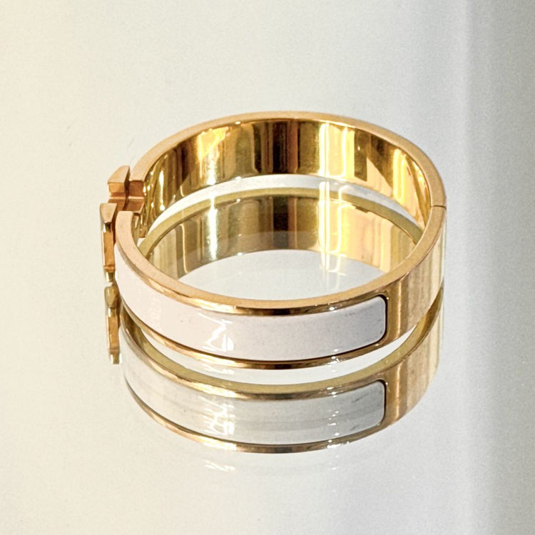 에르메스 클릭아슈 팔찌 pm 화이트골드 이미지