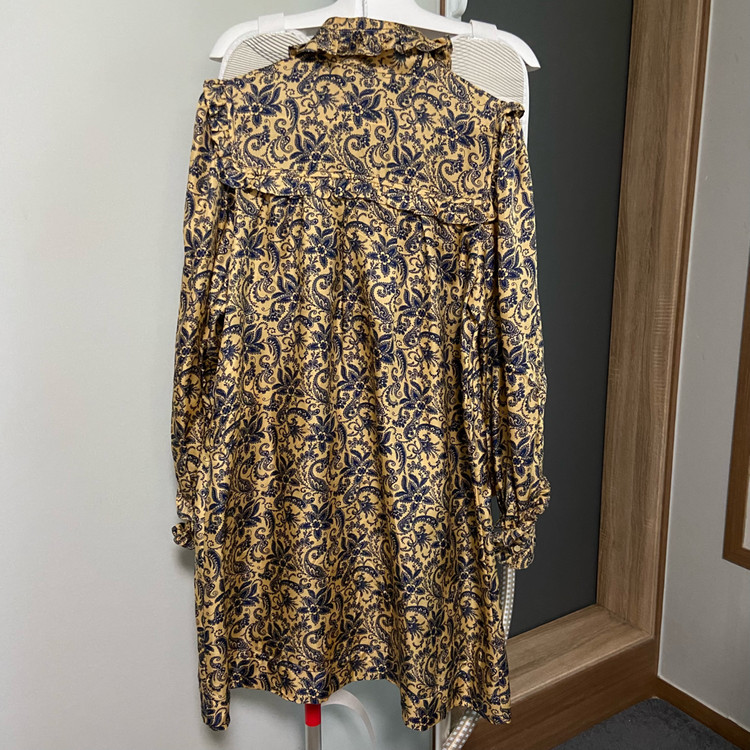 Sandro 산드로 페이즐리 실크 원피스 (36) 이미지