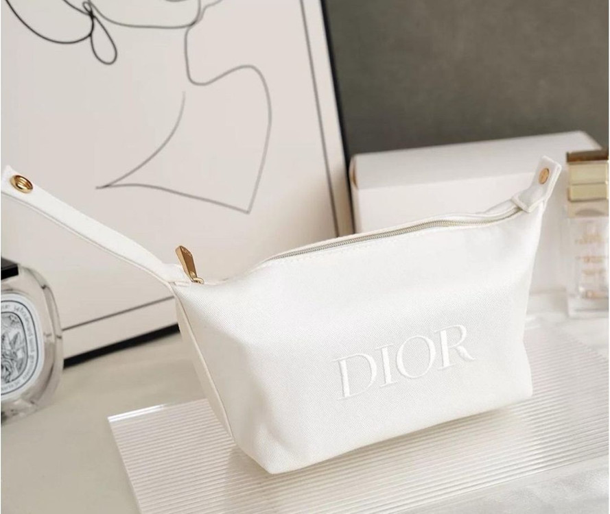 디올 뷰티 정품 손잡이 화장품 파우치 이미지