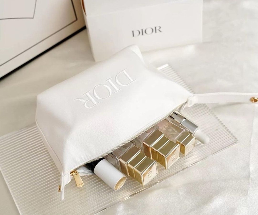 디올 뷰티 정품 손잡이 화장품 파우치 이미지