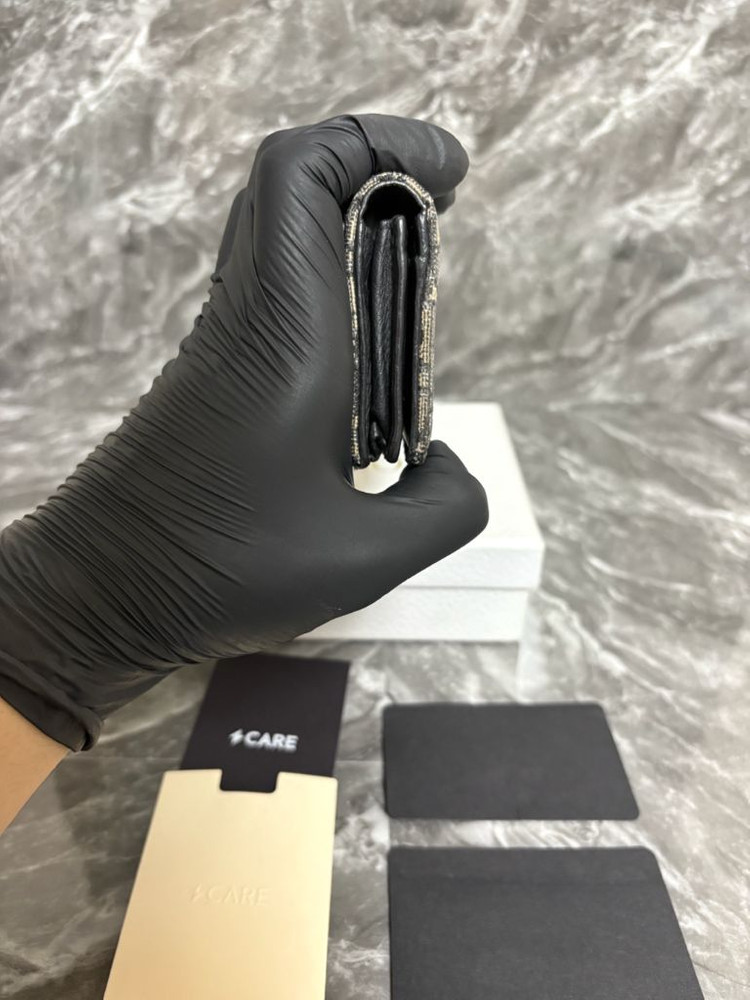 디올 오블리크 자카드 비즈니스 카드지갑 이미지