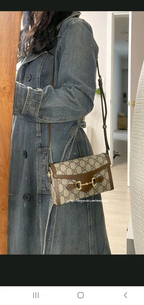 구찌 홀스빗 1955 크로스백 새상품급 정품(감정O)구찌프라다루이비통디올고야드샤넬셀린느보테가생로랑발렌시아가버버리가방 이미지