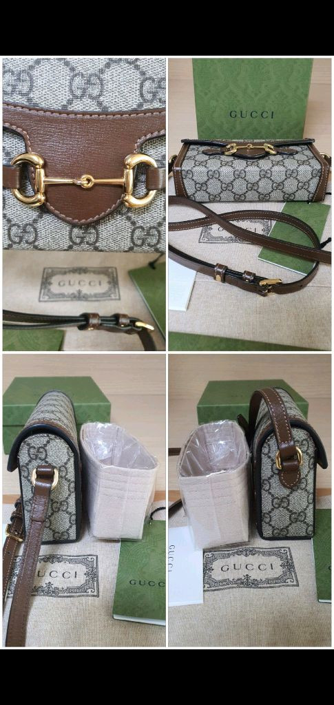 구찌 홀스빗 1955 크로스백 새상품급 정품(감정O)구찌프라다루이비통디올고야드샤넬셀린느보테가생로랑발렌시아가버버리가방 이미지