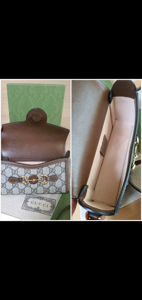 구찌 홀스빗 1955 크로스백 새상품급 정품(감정O)구찌프라다루이비통디올고야드샤넬셀린느보테가생로랑발렌시아가버버리가방 이미지