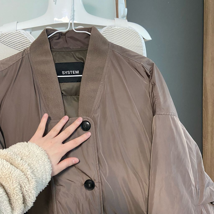 한섬 SYSTEM 시스템 22 구스 패딩 점퍼 (55) 이미지