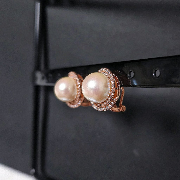 새상품,선물박스포장]빅 천연핑크담수진주 목걸이 귀걸이 세트/반지 팔찌 스와로브스키 루이비통 샤넬 반클리프 까르띠에 이미지