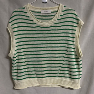 BEAKER 비이커 24 스트라이프 니트 베스트 F 이미지