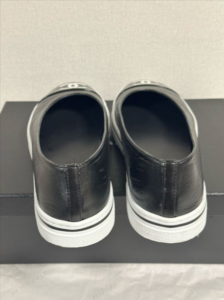 샤넬 26SS 26P 플랫슈즈 고무신 G46593 CC로고 단화 유광페이던트블랙 39 이미지