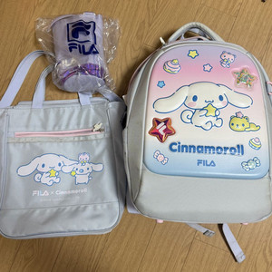 휠라 책가방 보조가방 물병가방세트 (반값택포) 이미지