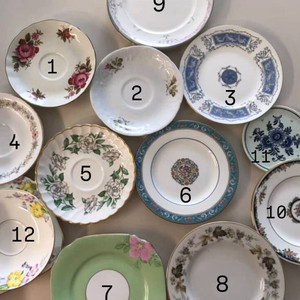 빈티지 소서, 브래드 접시 이미지