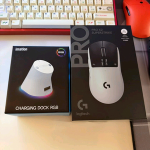 로지텍 지프로 X2 + 충전독 까지 / 2일사용!!! 이미지