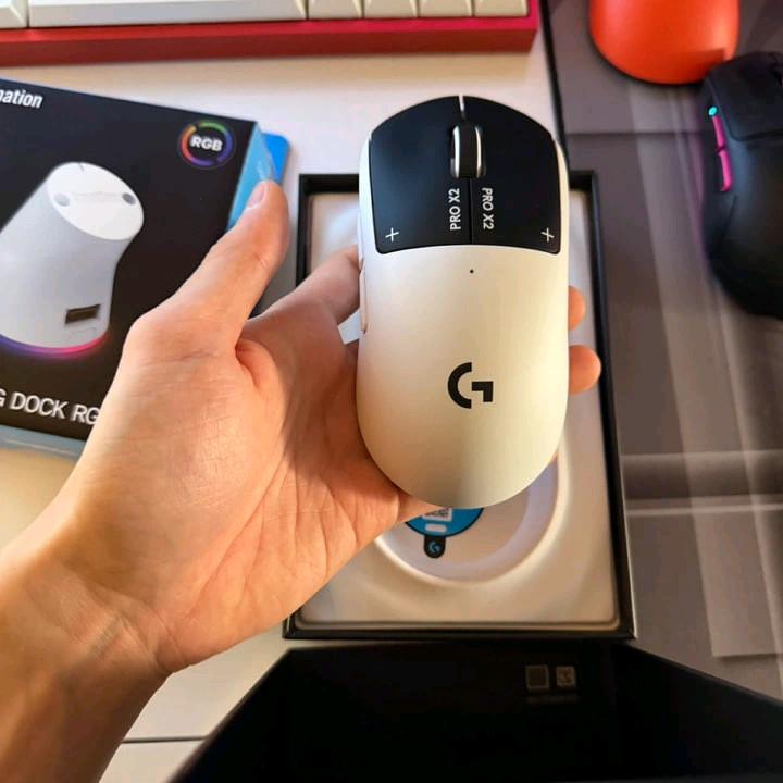 로지텍 지프로 X2 + 충전독 까지 / 2일사용!!! 이미지