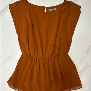 앨리스+올리비아 쉬폰 블라우스 이미지