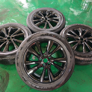 더 뉴 카니발 19인치 블랙 유광 휠 타이어 판매합대 이미지