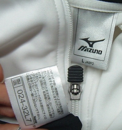 [완전새제품상태]미즈노 MIZUNO 정품. 춘추용 고기능성 풀집업 고급 니트 져지 이미지