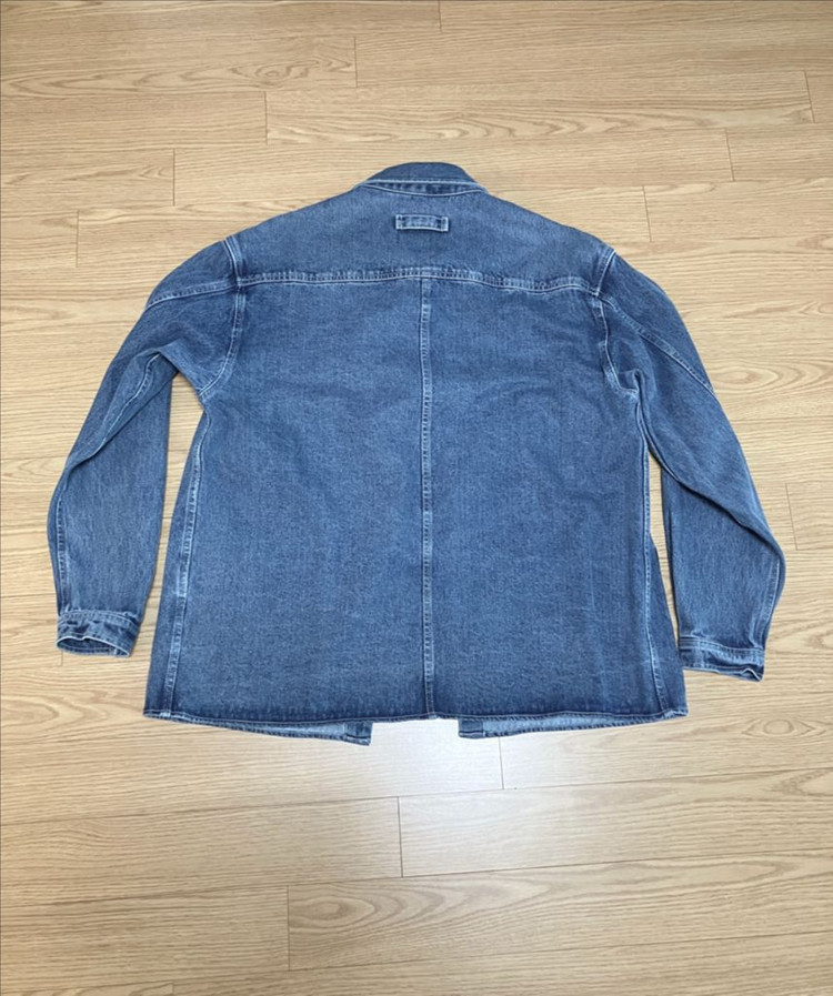 에스피오나지 데님 커버올 셔츠 자켓 워시드인디고 M 이미지