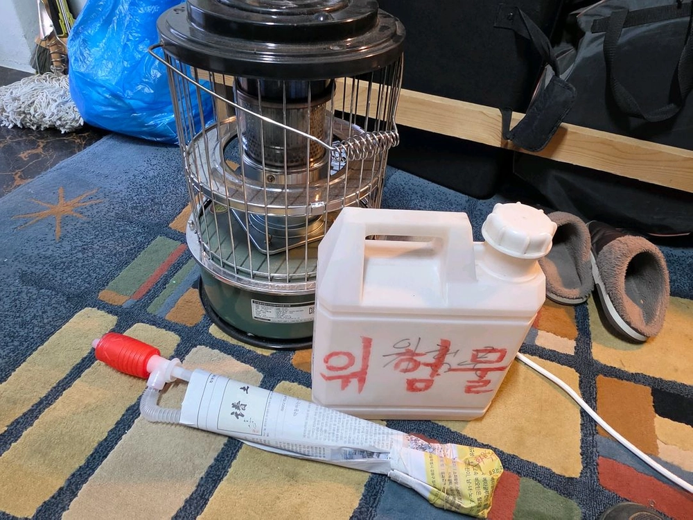 젠텍 캠핑용 등유난로(낚시 등 추천) 이미지