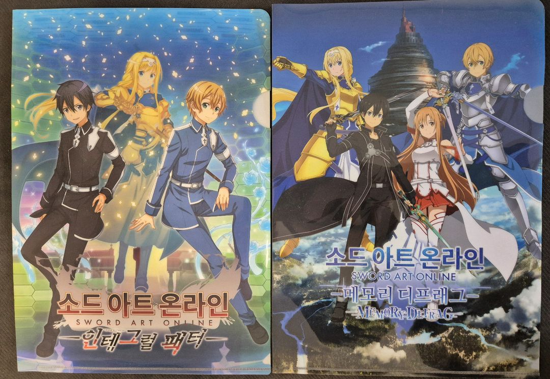 소드아트온라인 극장판 특전들 및 일반 굿즈들 일괄 판매합니다 이미지
