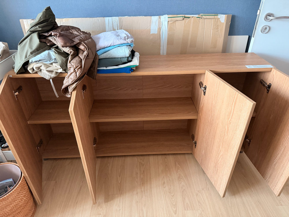 데스커 w1600 2단 책장 수닙장 이미지